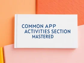Common App Activities Section Mastered