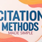 Citation Methods Made Simple