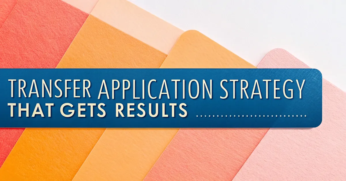 Transfer Application Strategy That Gets Results