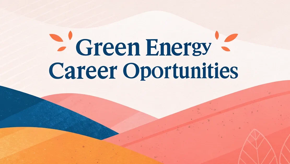 Green Energy Career Opportunities