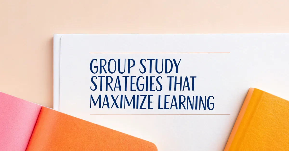Group Study Strategies That Maximize Learning