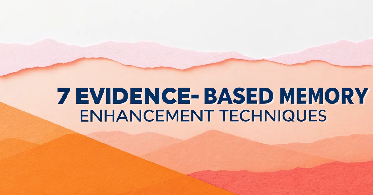 7 Evidence-Based Memory Enhancement Techniques
