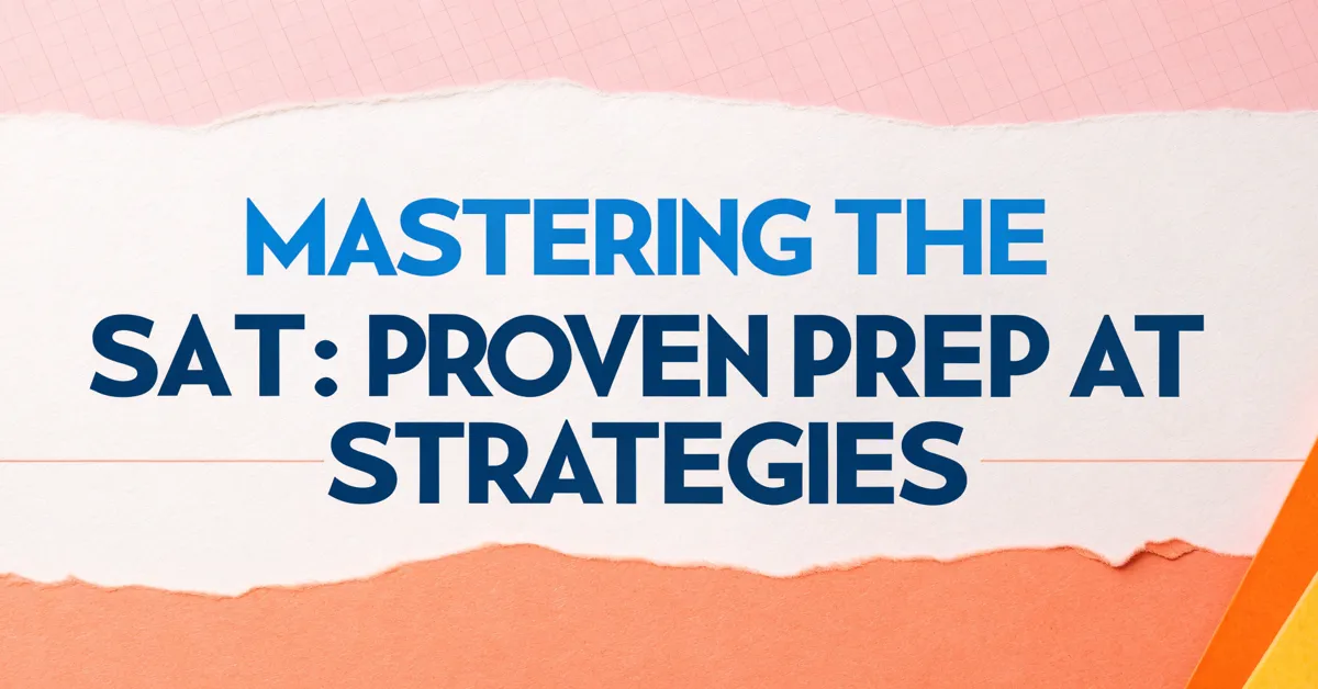 Mastering the SAT: Proven Prep Strategies