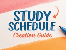 Study Schedule Creation Guide